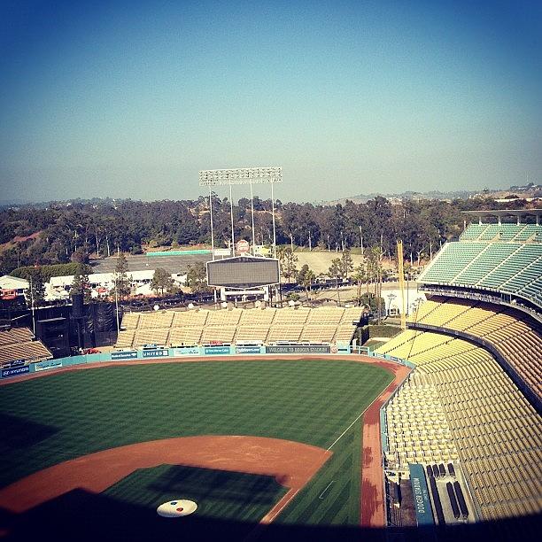 Just Walked Into An Empty Dodgers Photograph by Michael Benatar