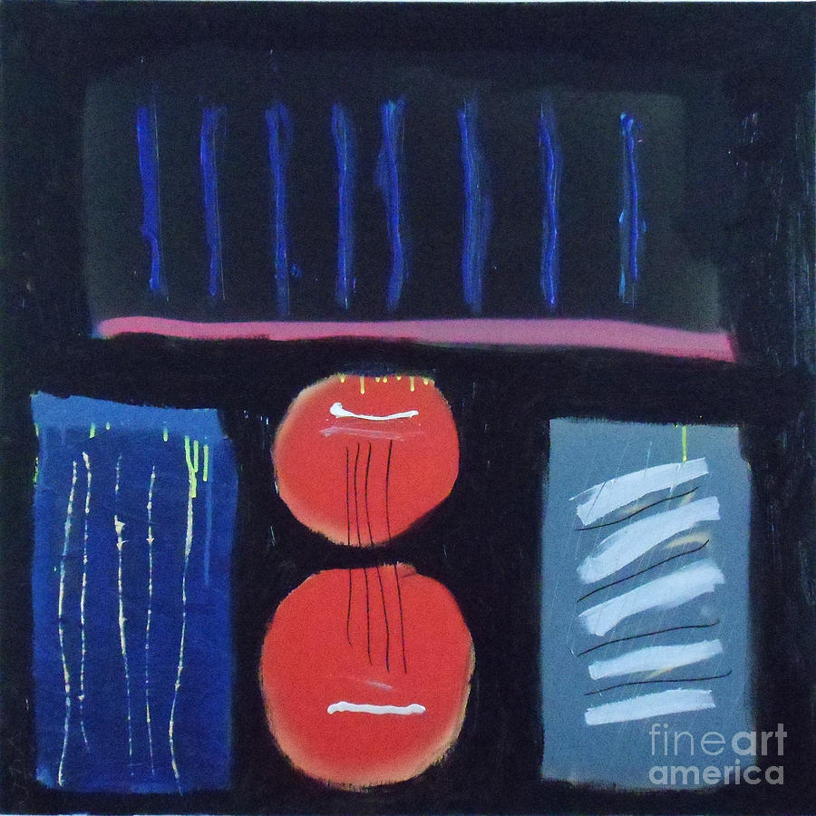 Abstract Painting - Justice Tonight by David Abse