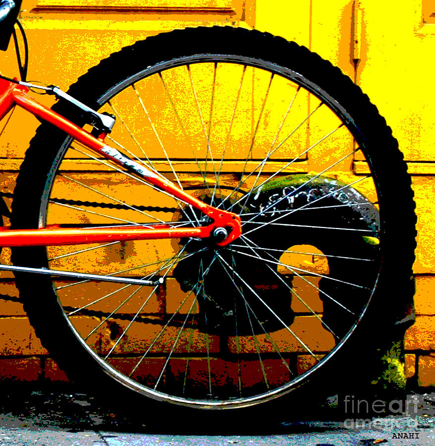 Bicycle Mixed Media - Juvenile Teen Licensing Art by Anahi DeCanio