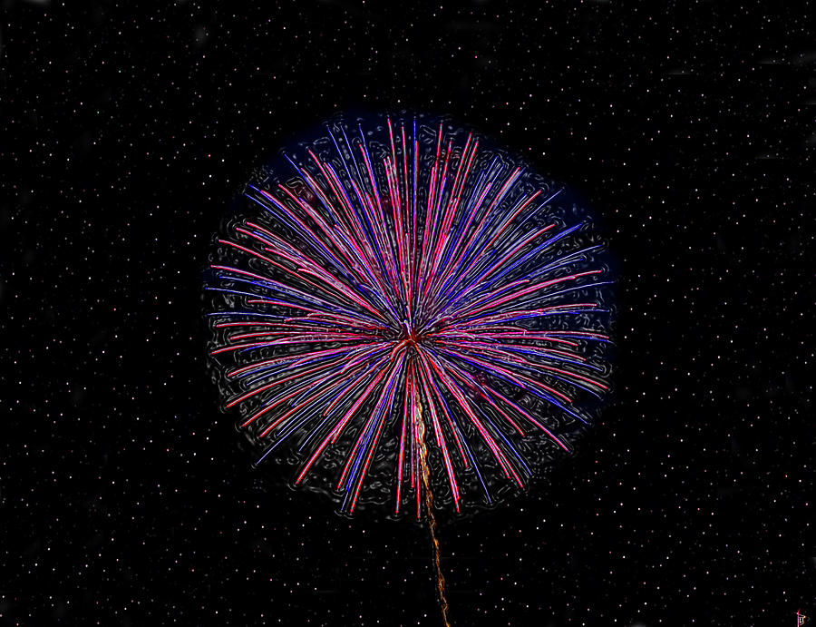 Fourth Of July Painting - Kaboom by David Lee Thompson