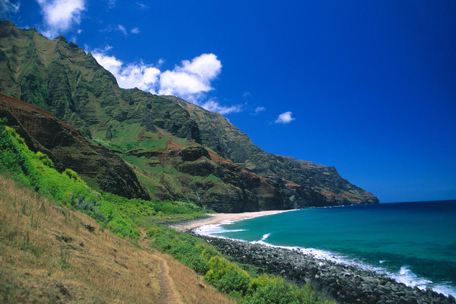 Kalalau Beach - Kauai by Himani - Printscapes