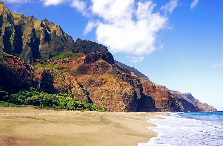 Kalalau Beach Morning Kauai by Kevin Smith