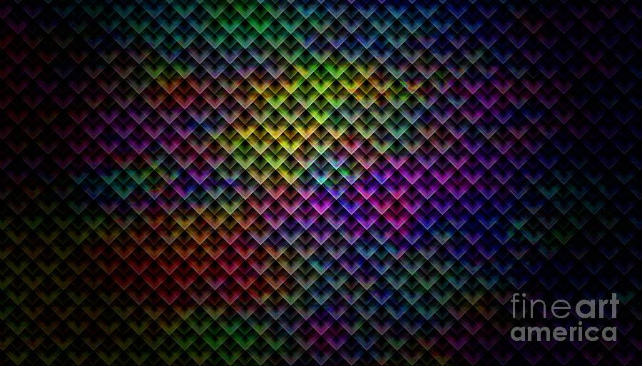 Kaleidoscope Color Shade Digital Art by Henrik Lehnerer