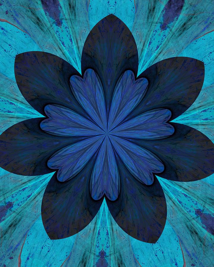 Kaleidoscope Flower 060812 Digital Art by David Lane