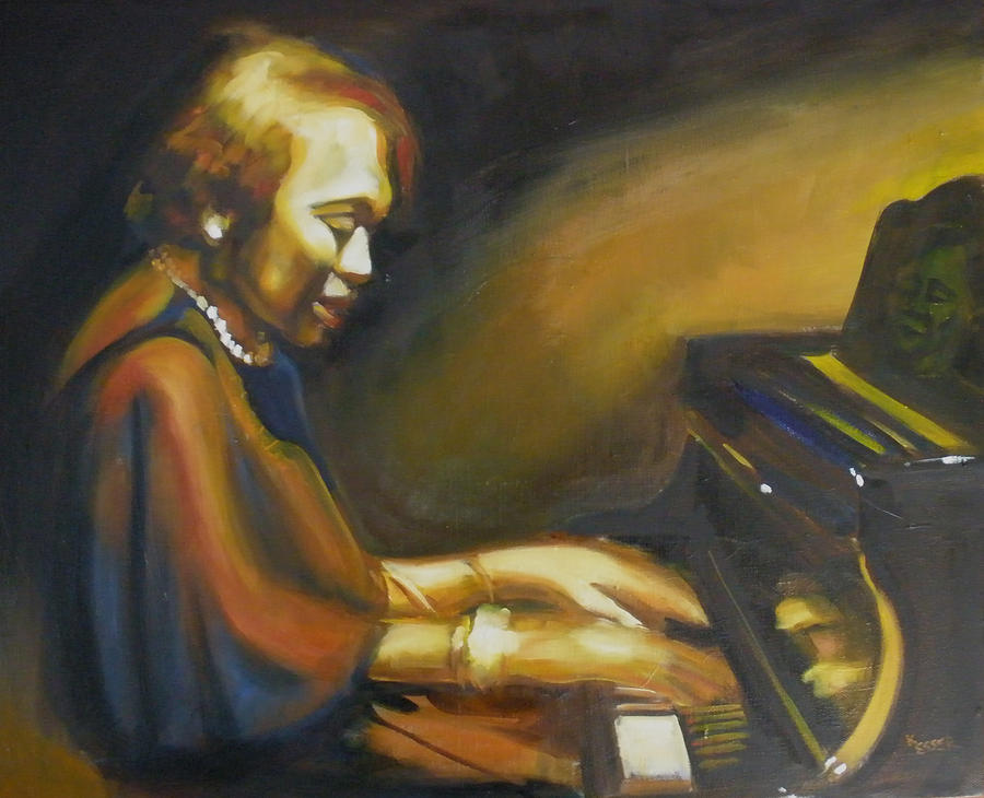 Kansas City Jazz Painting by Kaytee Esser