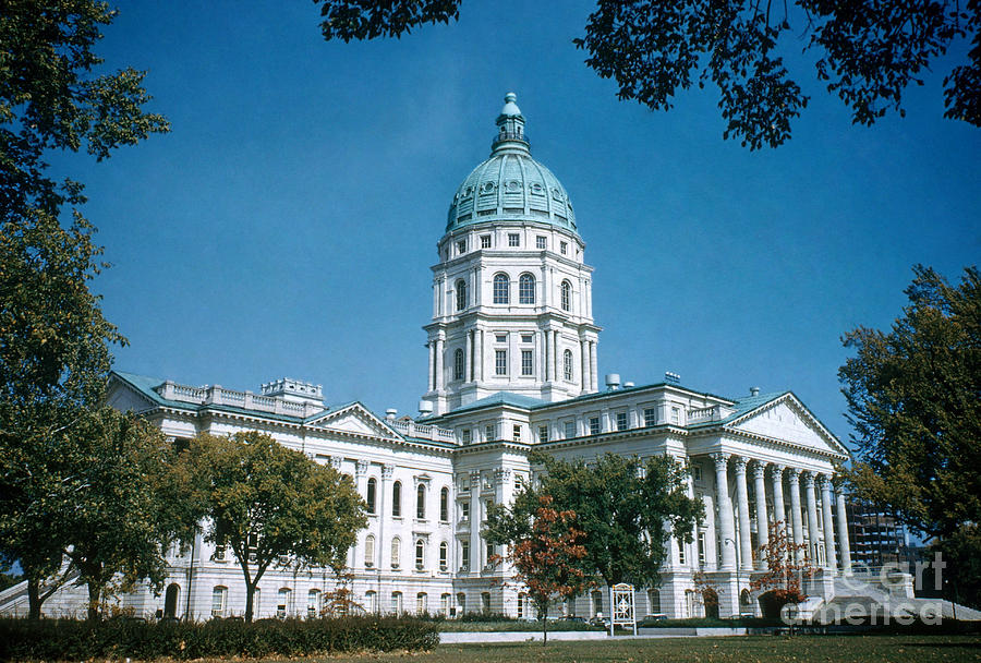 Kansas State Capitol Building Photograph by Photo Researchers