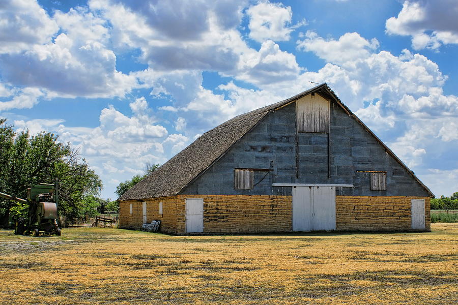 Kansas Stone Barn Photograph