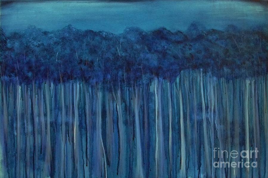 Karri Forest From Chapman Road Painting by Leonie Higgins Noone