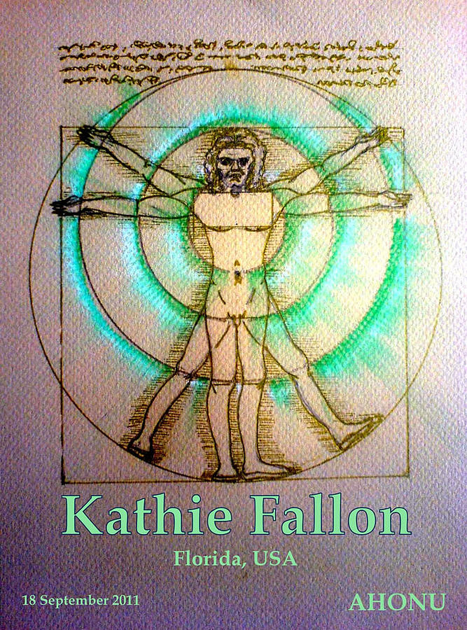 Kathie Fallon Painting by AHONU Aingeal Rose