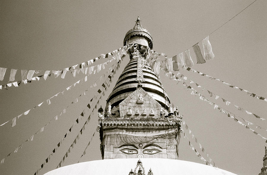 Stupa In Kathmandu Photograph by Shaun Higson