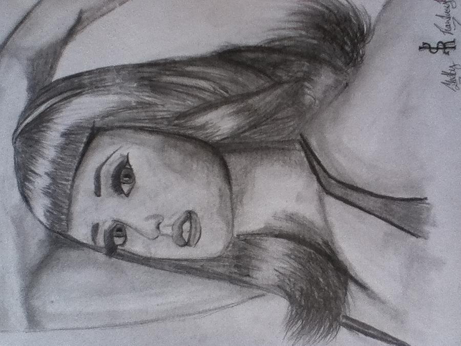 Katy Perry Drawing - Katy Perry Dedication by Shelby Rawlusyk