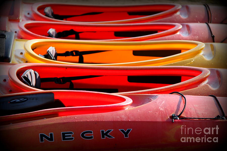 Summer Photograph - Kayak-series-9 by Nancy Chilcott
