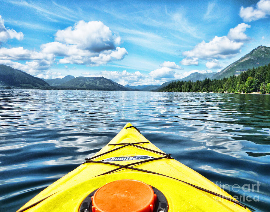 Kayaking in BC Photograph by Traci Cottingham