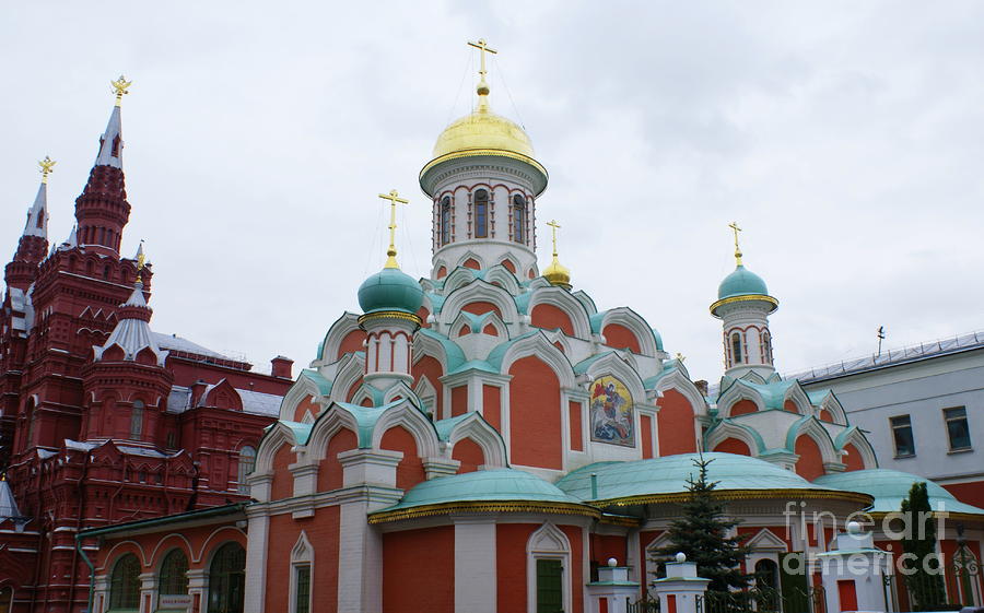 Kazan Cathedral 2 Photograph by Padamvir Singh