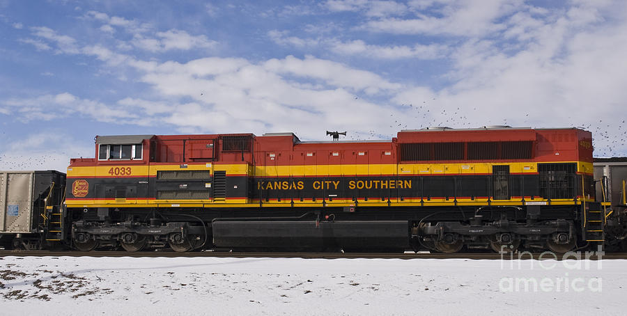 KCS locomotive Photograph by Tim Mulina