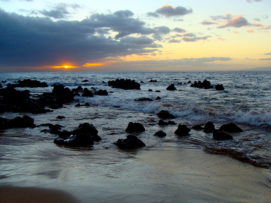 Keaweakapu Beach Sunset Photograph by Karon Melillo DeVega