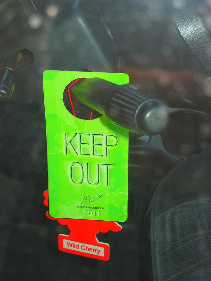 Keep Out Wild Cherry Auto Photograph by John King I I I
