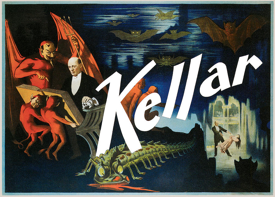Magician Painting - Kellar by Unknown