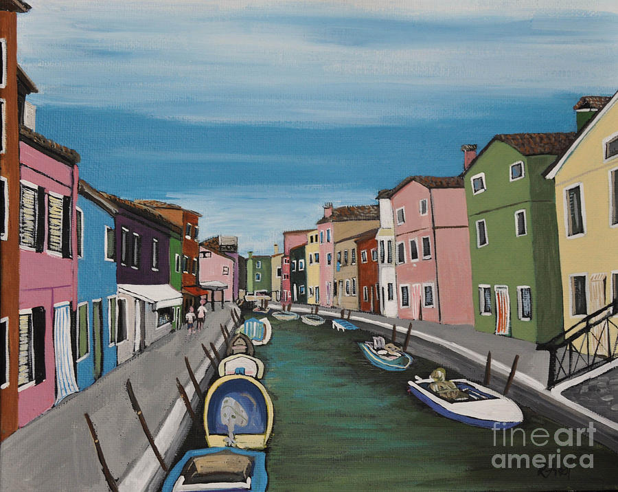Kellys View of Venice Painting by Reb Frost