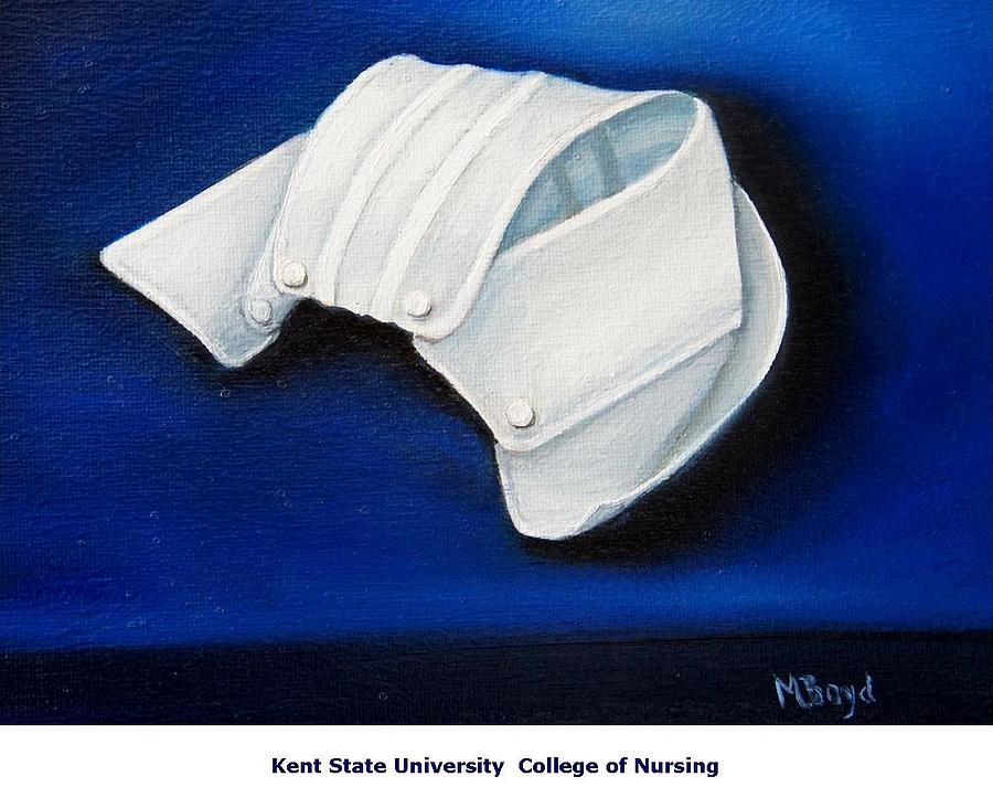 Kent State University Painting - Kent State University College of Nursing by Marlyn Boyd