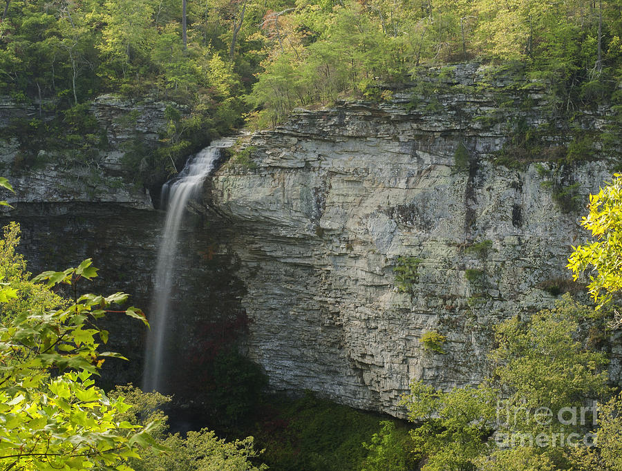 Waterfall Photograph - Kentucky Waterfall by David Waldrop