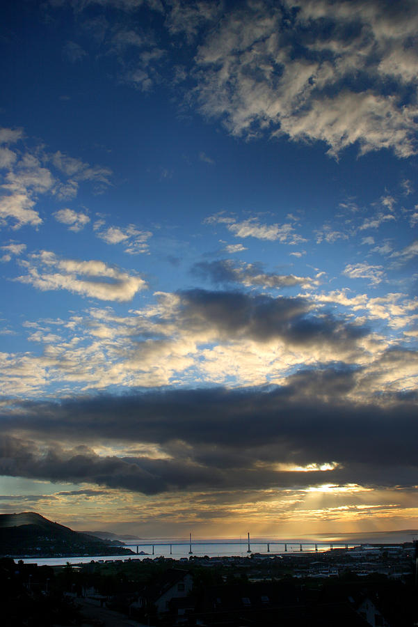 Kessock cloudscape Photograph by Joe Macrae
