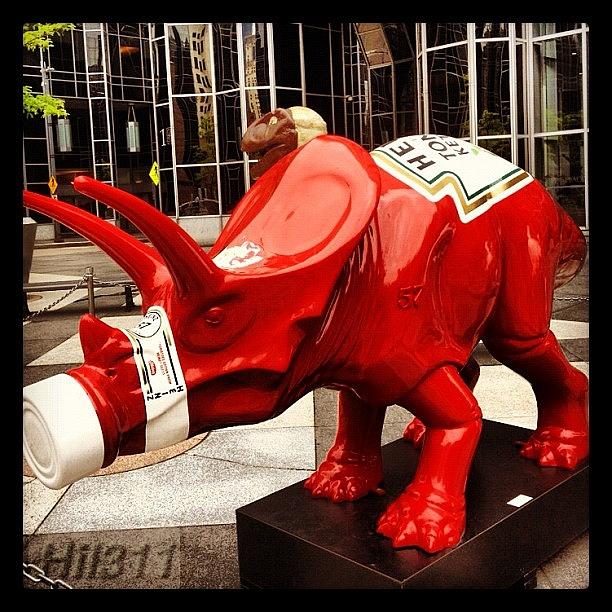 Pittsburgh Photograph - #ketchupsauras Part Of #dinomitedays by Hilary Solack