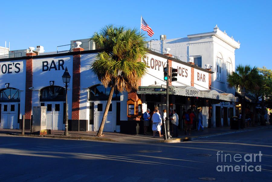 Architecture Photograph - Key West Bar Sloppy Joes by Susanne Van Hulst