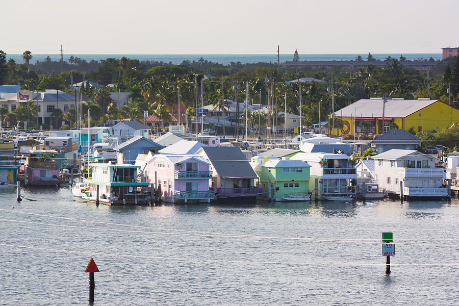 Key West Houseboats Photograph by Ed Gleichman