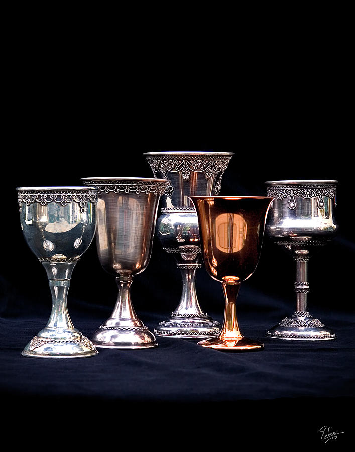 Kiddush Cups Photograph by Endre Balogh