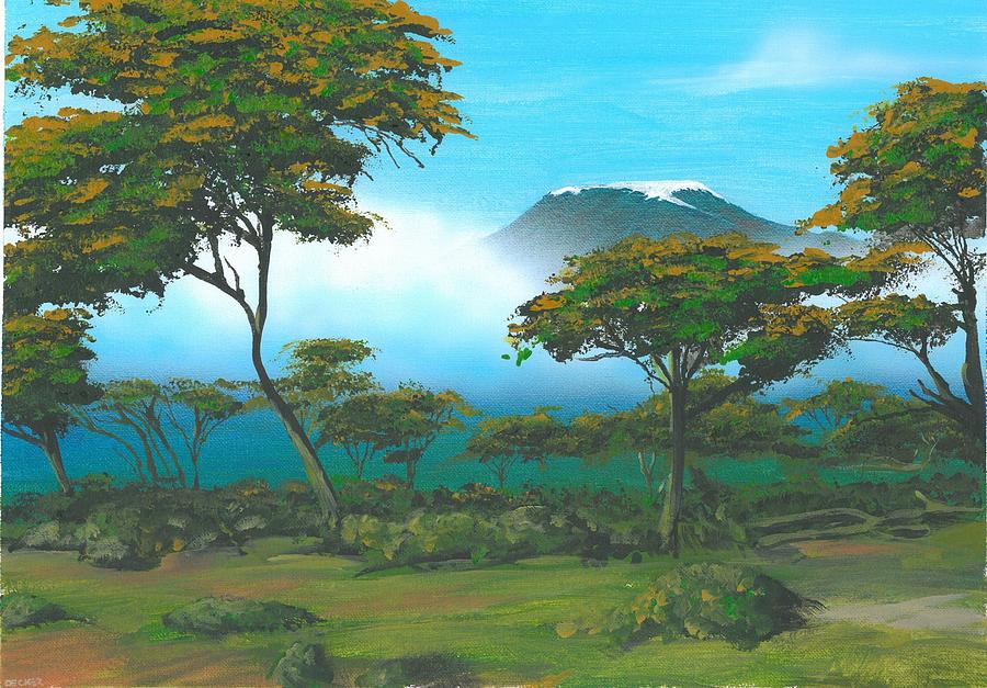 Kilamanjaro Painting by DC Decker - Pixels