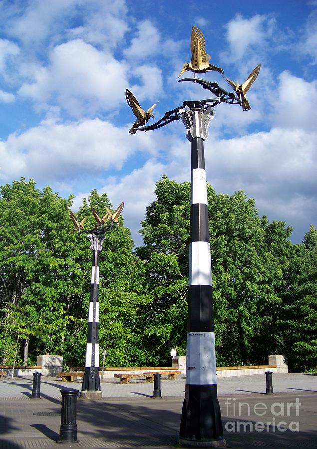Kinetic Bird Sculpture Photograph by Charles Robinson
