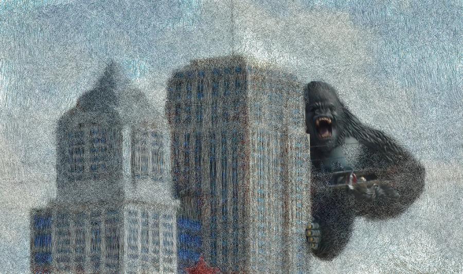 King Kong Digital Art by Mark Stidham