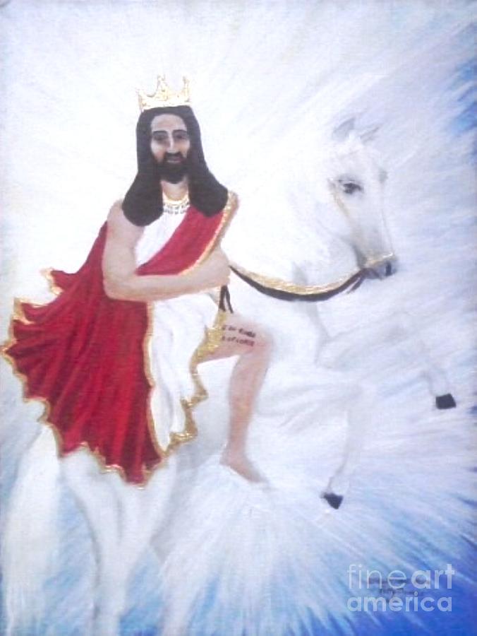 Jesus Christ Painting - King Of Kings Lord Of Lords by Patty  Thomas