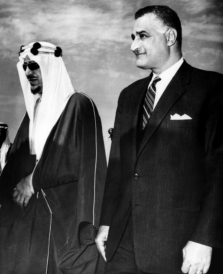 King Saud Of Saudi Arabia, President Photograph by Everett