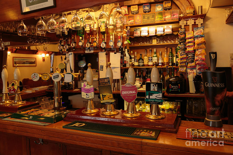 Beer Photograph - Kings Head Pub Kettlewell by Louise Heusinkveld