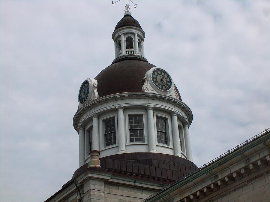 Roof Top Photograph - Kingston City Hall by Donna Sherbert