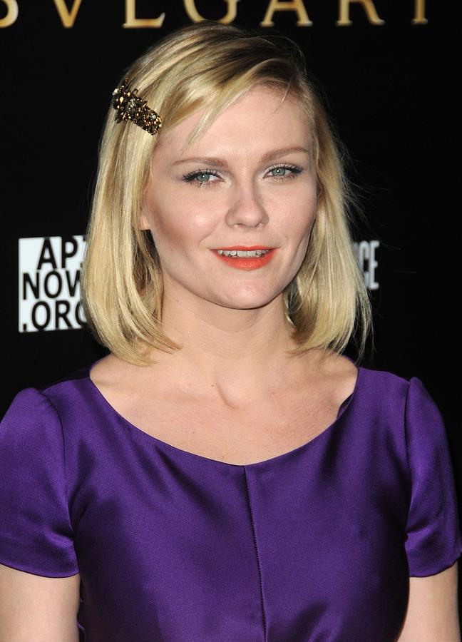 Kirsten Dunst At Arrivals For Bvlgari Photograph by Everett - Pixels