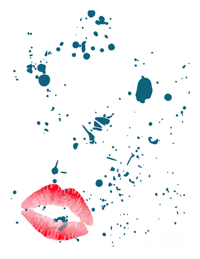 Kiss Ink Digital Art by Lauren - Pixels