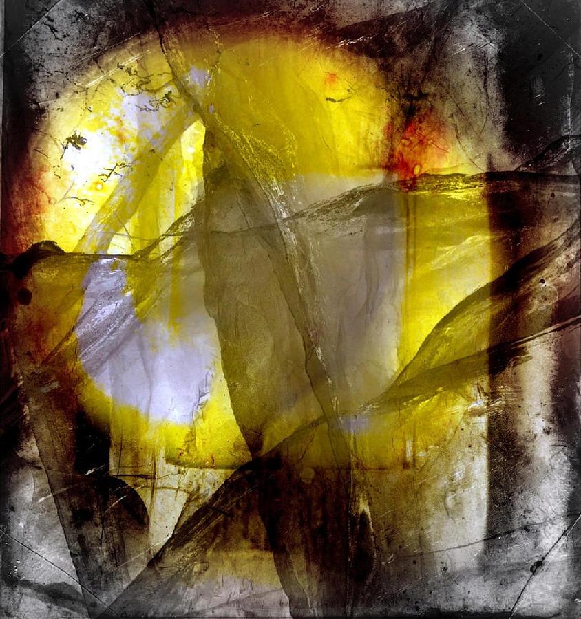 Abstract Digital Art - Kiss of  the sun by Joseph Ferguson