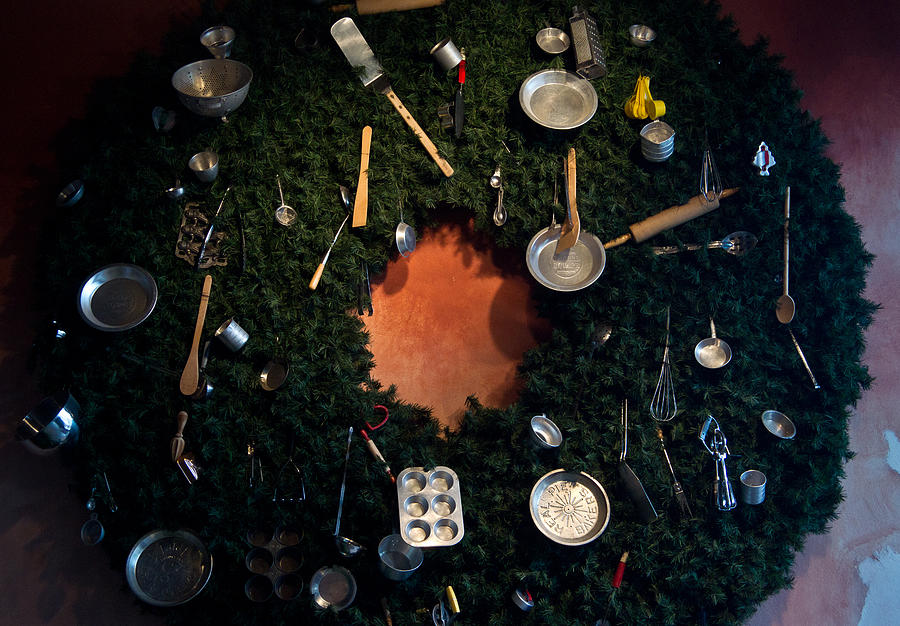 Kitchen Christmas Wreath Photograph By Douglas Barnett Fine Art America   Kitchen Christmas Wreath Douglas Barnett 