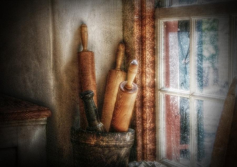 Vintage Photograph - Kitchen Window by Christine Annas