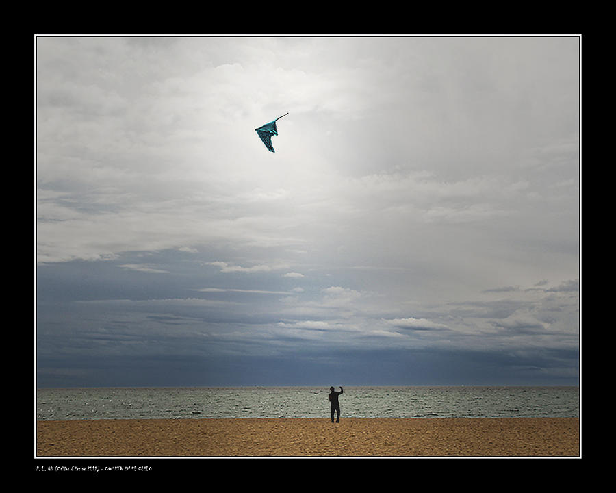 Kite in the sky Photograph by Pedro L Gili