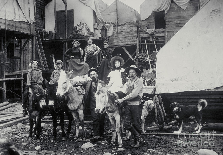 Klondike Gold Rush, 1898 Photograph by Photo Researchers, Inc.