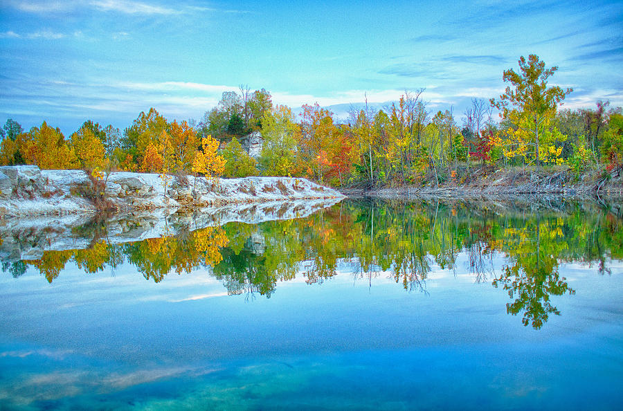 Klondike Park Quarry Lake Photograph by Bill and Linda Tiepelman