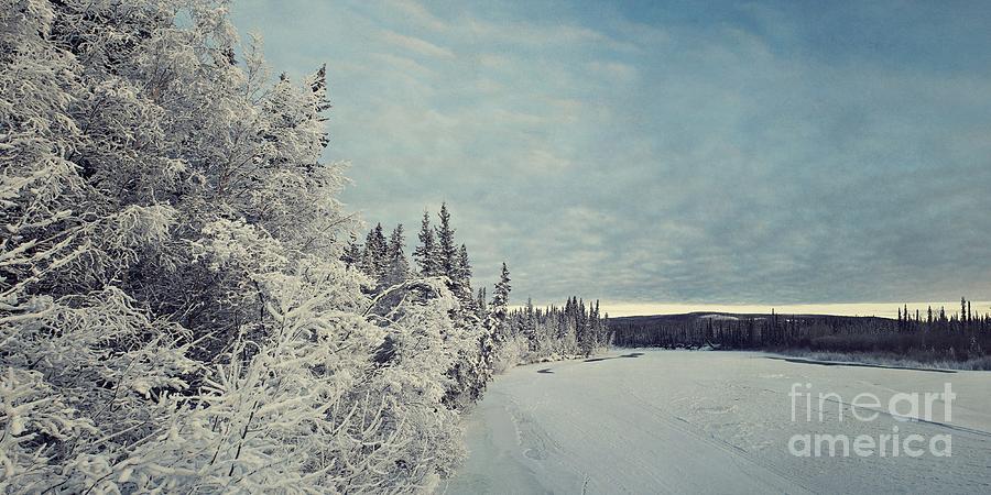 Winter Photograph - KlondikeRiver by Priska Wettstein