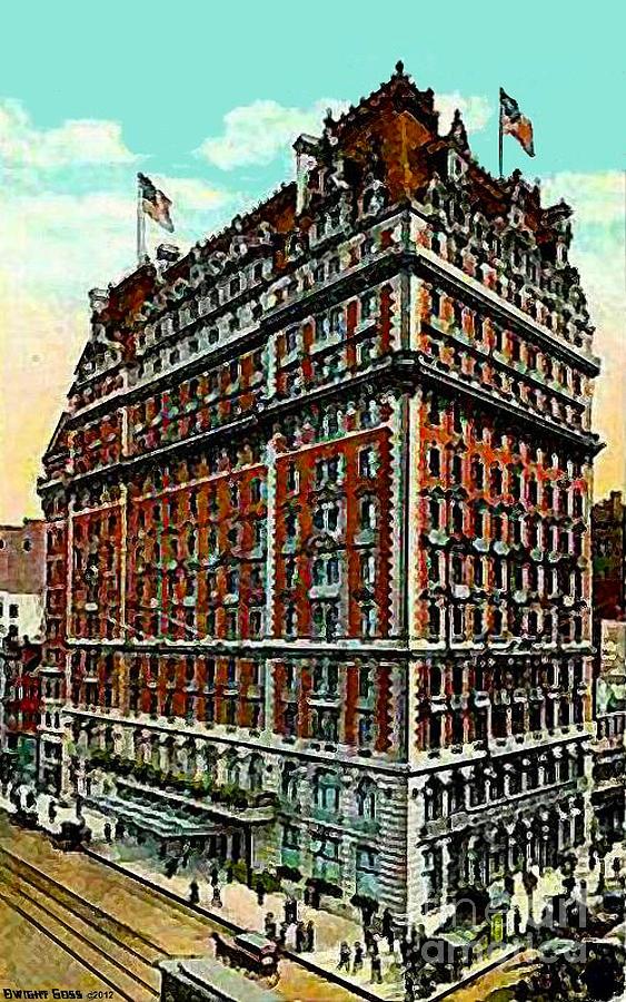 Knickerbocker Hotel In New York City Around 1910 Painting by Dwight ...