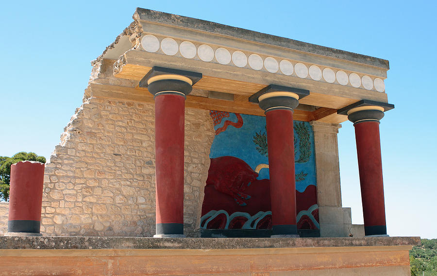 Knossos North Gate Photograph by Paul Cowan