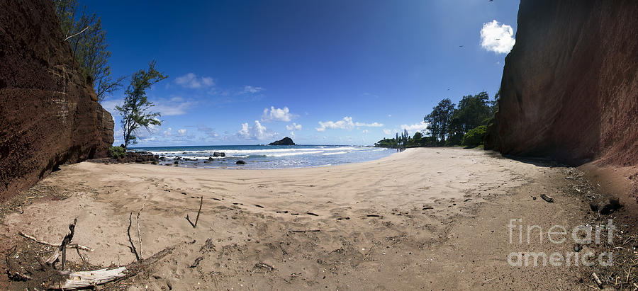 Koki Beach Hana Maui Hawaii Panoramic Photograph by Dustin K Ryan