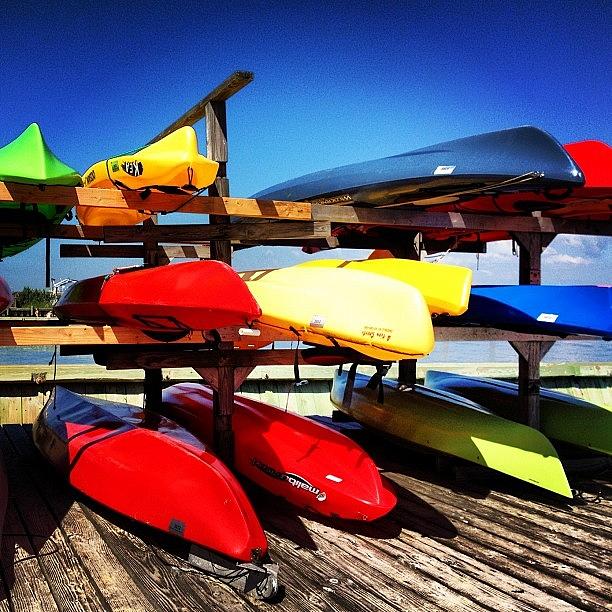 Summer Photograph - Kolorful Kayaks by U p t o w n S u e